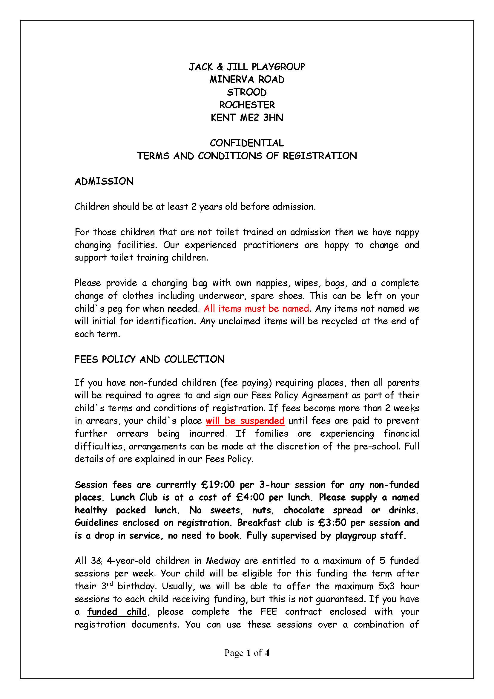 Terms & Conditions 2026